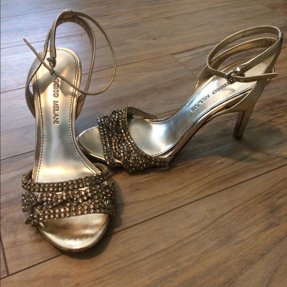 Antonio Melani Gold Heels